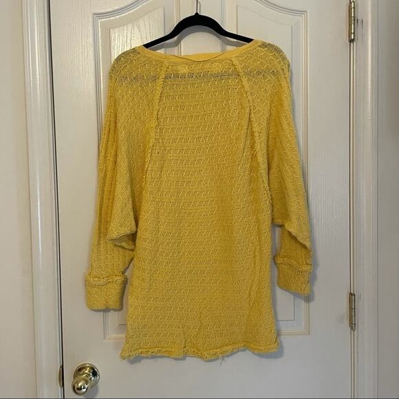 We the Free Yellow‎ Knit Sweater Small - Picture 2 of 5